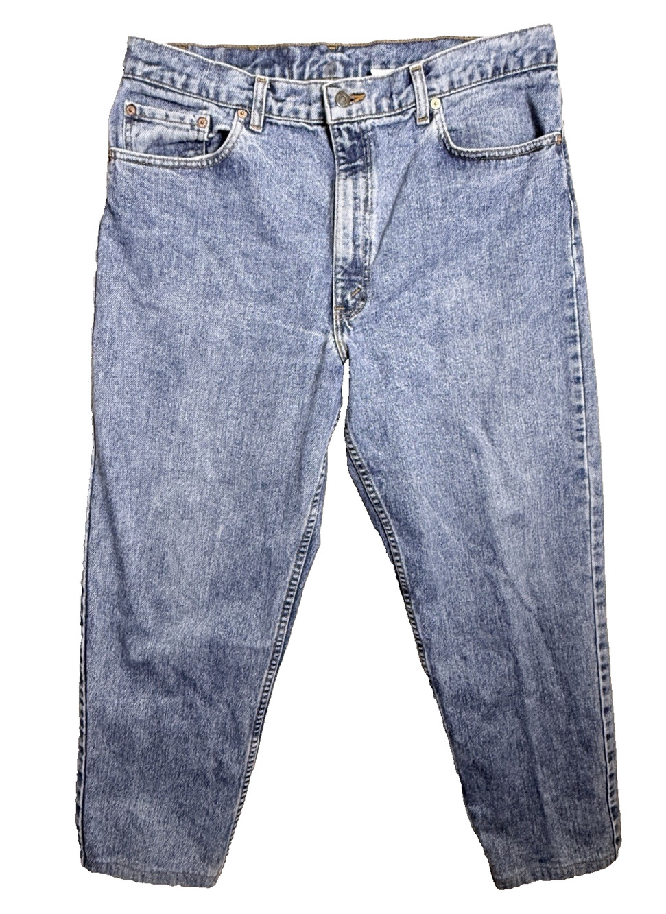 Levi's 550 Stonewashed Jeans 1990's 100% Cotton Men's 38 x 29 Hemmed USA